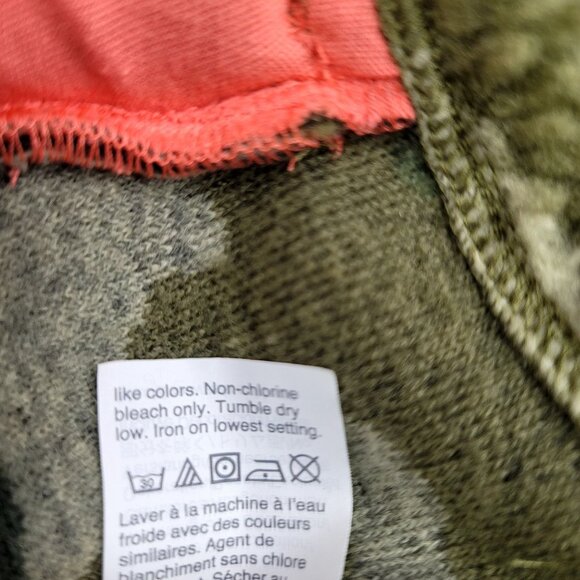 J Crew Sherpa Fleece Snap Collar Pullover Camo XXS SOLD OUT ON JCREW WEBSITE New - Picture 12 of 16